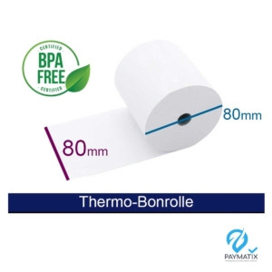 PM Thermorolle - 80 80 12.7 (B/D(max.)/K) weiss, 55g, 80m