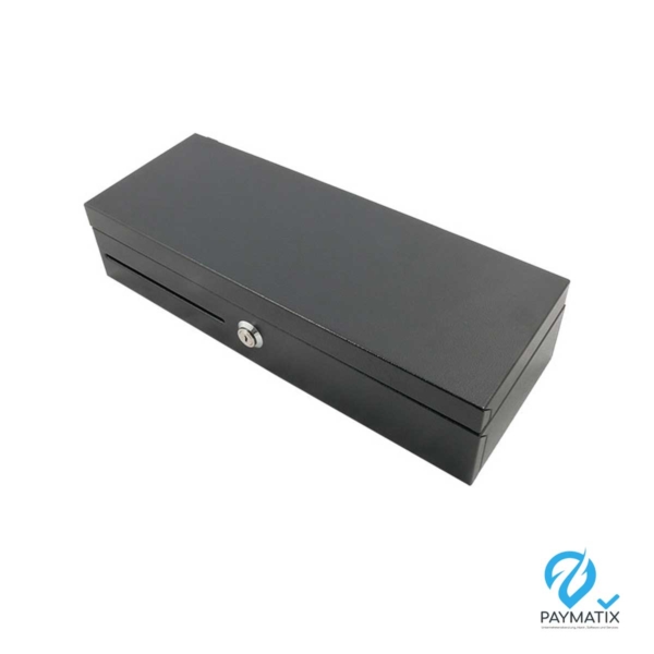 PM-AC-F460 - Springdeckel-Kassenlade, anthrazit, 24V EPS-Anschluss mit Microschalter (POS-303)