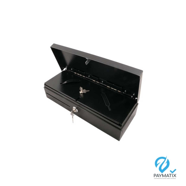 PM-AC-F460 - Springdeckel-Kassenlade, anthrazit, 24V EPS-Anschluss mit Microschalter (POS-303)